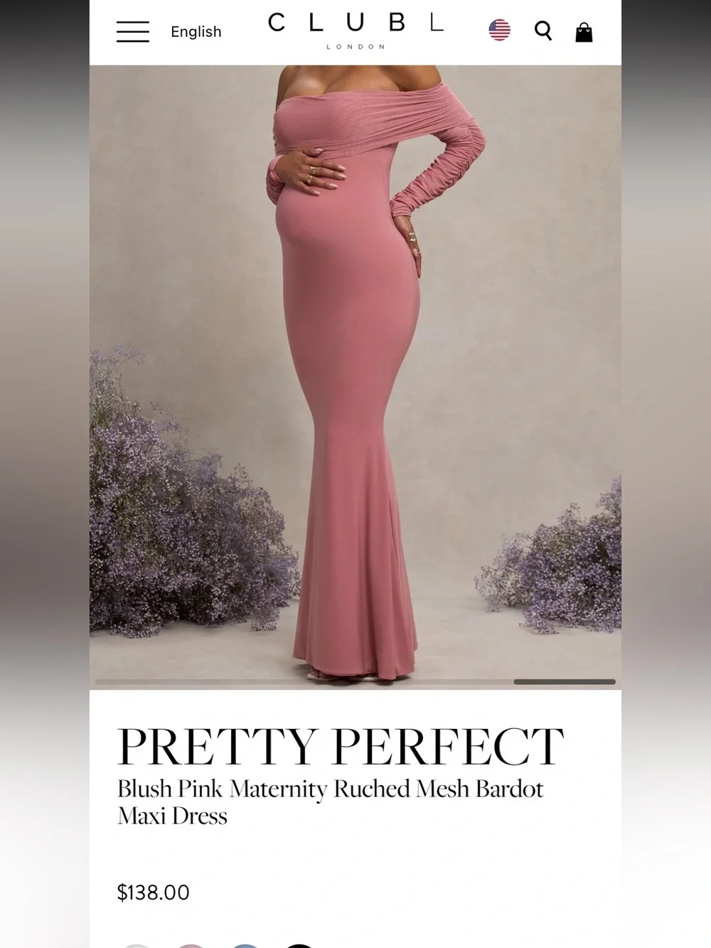 PRETTY PERFECT
Blush Pink Maternity - Picture 4 of 6
